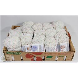 FLAT OF 15 BALLS BERNAT CANDYLANE BABY YARN (MULTI