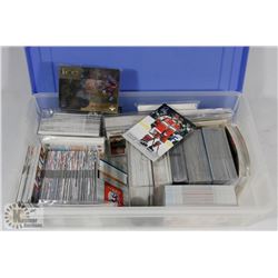 TOTE OF ASSORTED HOCKEY CARDS INCL SOME COMPLETE