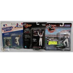 LOT OF 3 COLLECTIBLE FIGURES INCL  2 DALE