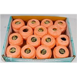 FLAT OF 15 BALLS DELUXE CROCHET COTTON RBC