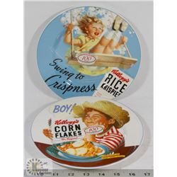 LOT OF 2 KELLOGS COLLECTOR PLATES