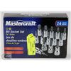 Image 1 : NEW MASTERCRAFT 14-PC BIT SOCKET SET,