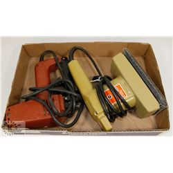 FLAT WITH FINISHING SANDER, STAPLE GUN.