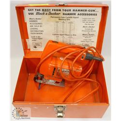 BLACK AND DECKER 2 SPEED JIG SAW WITH CASE