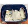 Image 1 : LARGE BIN OF PHOTO POSTCARDS, PHOTO PAGES, STAMPS