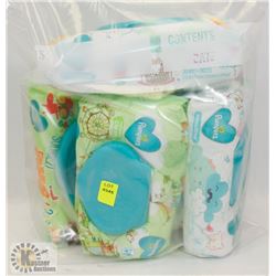 BAG OF ASSORTED PAMPERS BABY WIPES