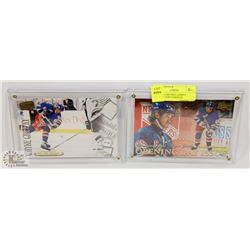 2 WAYNE GRETZKY CONRUS PRIORITY POST CARDS IN