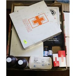 LOT OF FIRST AID KITS AND ACCESSORIES