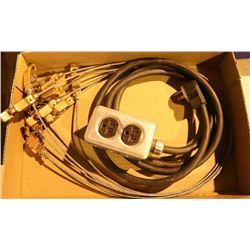 FLAT OF ELECTRICAL GOUND JUMPERS & EXTENSION PLUG