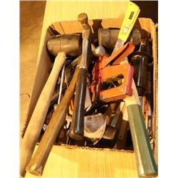 FLAT OF ASSORTED HAND TOOLS