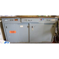 SHOP COUNTER CABINET WITH STORAGE, 68 X 24 X 42