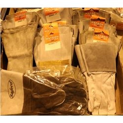 BOX OF ASSORTED WELDING GLOVES