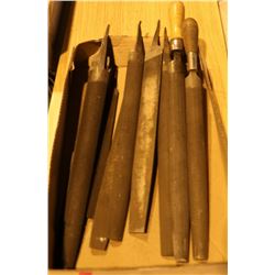 LOT OF ASSORTED METAL FILES