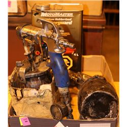 FLAT WITH AIR PAINT SPRAYERS & ROCK GUARD