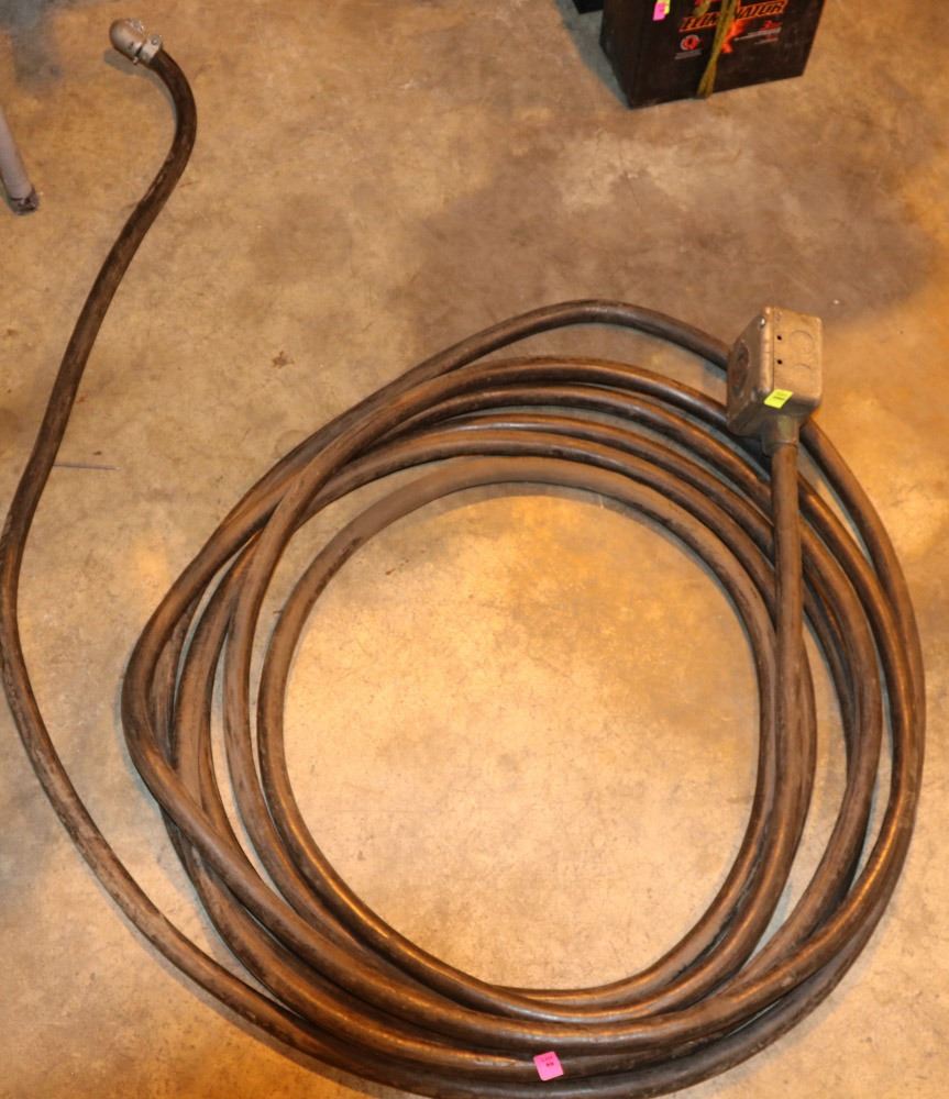 240 VOLT EXTENSION CORD, APPROX 20 FEET