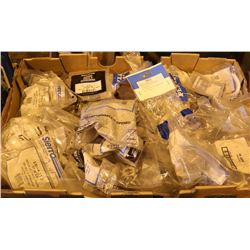 LARGE FLAT OF NEW PROP HARDWARE, SPACERS, WASHERS