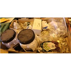 BOX OF ASSORTED MARINE PARTS, INCLUDES: PROP