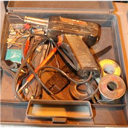 WELLER SOLDER GUN AND MORE IN CASE
