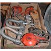 Image 1 : FLAT OF ASSORTED CHAIN HOISTS & MORE