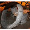 Image 1 : ROLL OF GALVANIZED WIRE & 2 ROLL BARBED WIRE