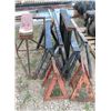 Image 1 : LOT OF 8 MISC STEEL STANDS