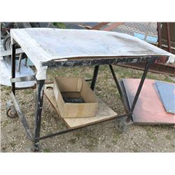 CUSTOM BUILT ROLLING TABLE