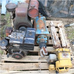 PALLET OF VARIOUS MOTORS, AS IS