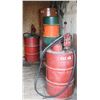 Image 1 : 8 STEEL BARRELS & 2 BARREL PUMPS