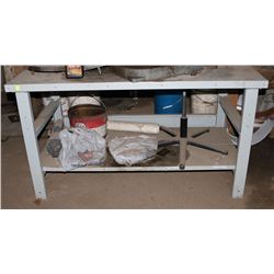 30" X 60" STEEL TABLE (TABLE ONLY)