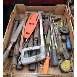 LOT OF ASSORTED HAND TOOLS