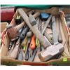 Image 1 : LOT OF VARIOUS HAND TOOLS, INCLUDES FILES, HAMMERS