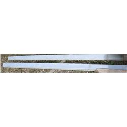 8 LENGTHS OF 1/4IN X 20FT GALVANIZED ANGLE IRON