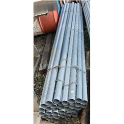 35 LENGTHS OF 2" X 10FT GALVANIZED PIPE