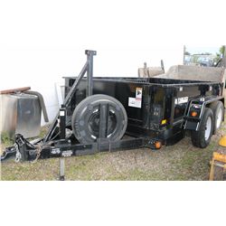 2014 FELLING 14FT TANDEM AXLE DUMP TRAILER C/W