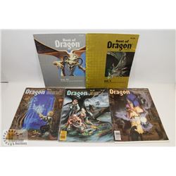 SET OF 5 VINTAGE 1983-86 "DRAGON"