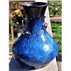 Image 3 : 20)  COBALT BLUE 6.75" TALL VASE WITH