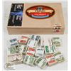 Image 1 : CIGAR BOX FULL OF 100 LOT VINTAGE CANADIAN STAMPS