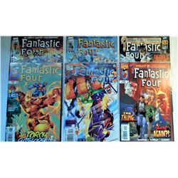 12)  LOT OF 6 VINTAGE MARVEL FANTASTIC FOUR
