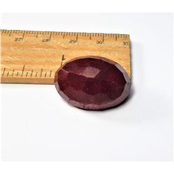 4)  BLOOD RED RUBY GEMSTONE