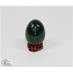 #138-NATURAL INDIA BLOOD STONE HEALING SPHERE BALL