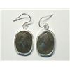 Image 1 : 92) STERLING SILVER GEMSTONE EARRINGS