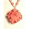 Image 1 : 66) STERLING SILVER CLASP POLYCORAL NECKLACE