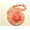 Image 2 : 66) STERLING SILVER CLASP POLYCORAL NECKLACE