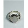 Image 2 : 53) STERLING SILVER MOONSTONE RING