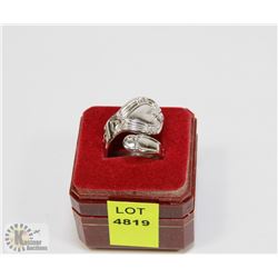 STAMPED .925 SILVER RING