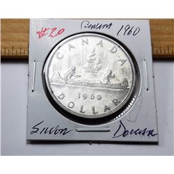 5)  CANADIAN 1960 $1.00 COIN