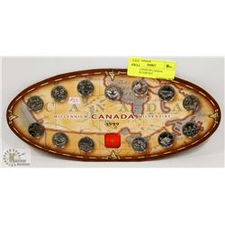 1999 MILLENNIUM CANADA QUARTER COIN SET