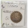 Image 1 : 1904 SPANISH SILVER PESETA