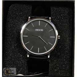 NEW KEZZIE LADIES WATCH WITH GENUINE LEATHER STRAP