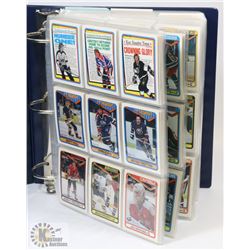 BINDER WITH COMPLETE SET OF OPEECHEE 1990-91 PLUS